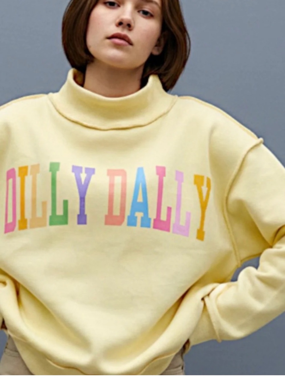 Dilly Dally reversible sweatshirt